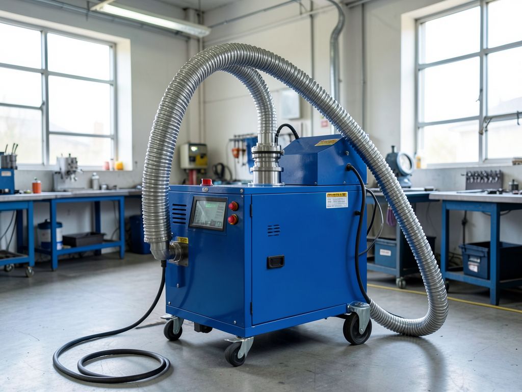 Demo — Kemper mobile welding fume extractor
