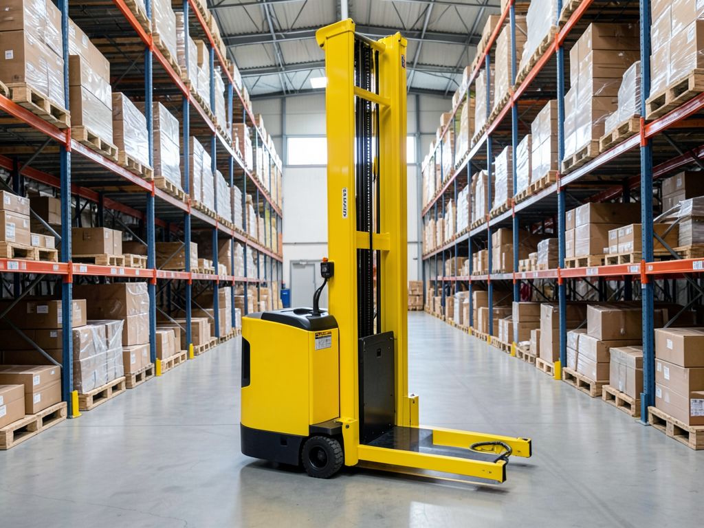 Demo — Jungheinrich electric pallet stacker